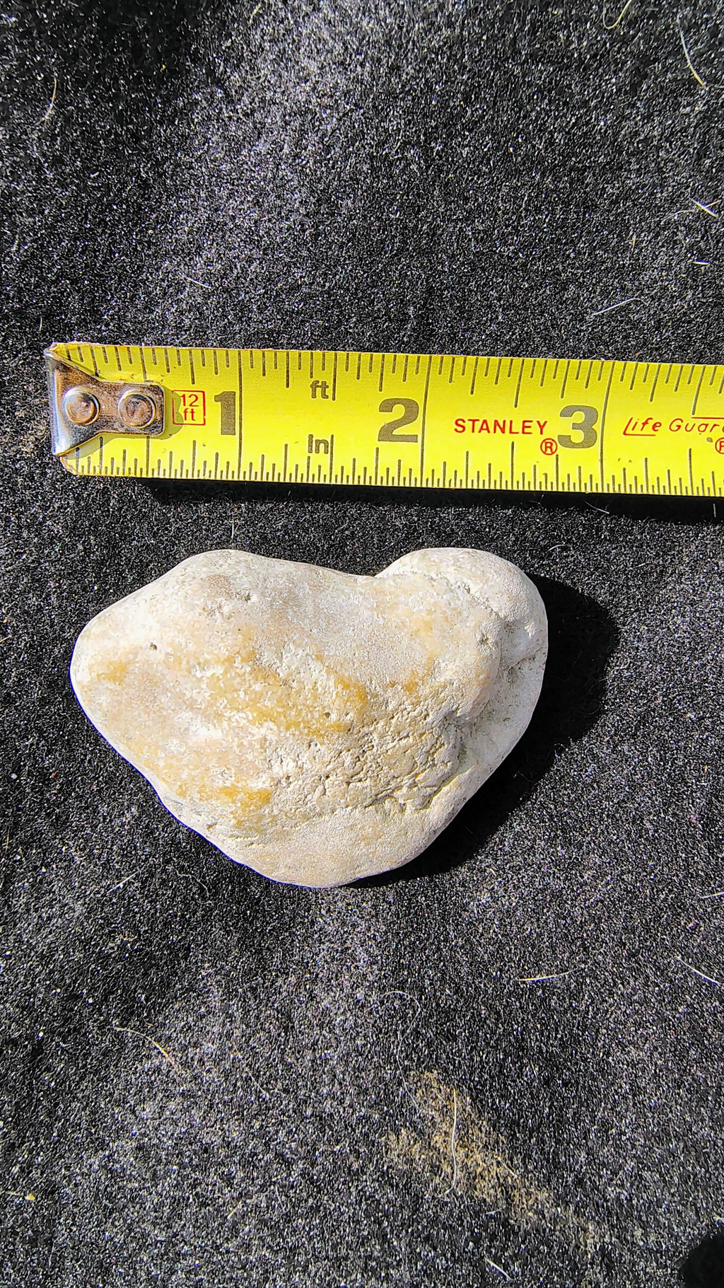 Natural Heart shaped rock, from Texas Hill Country.