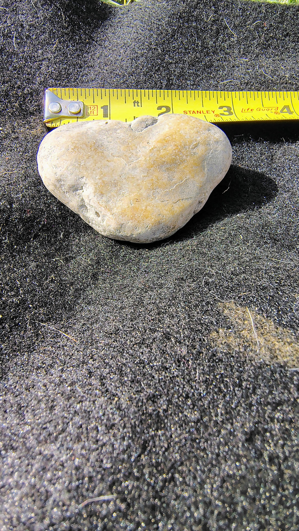 Natural Heart shaped rock, from Texas Hill Country.