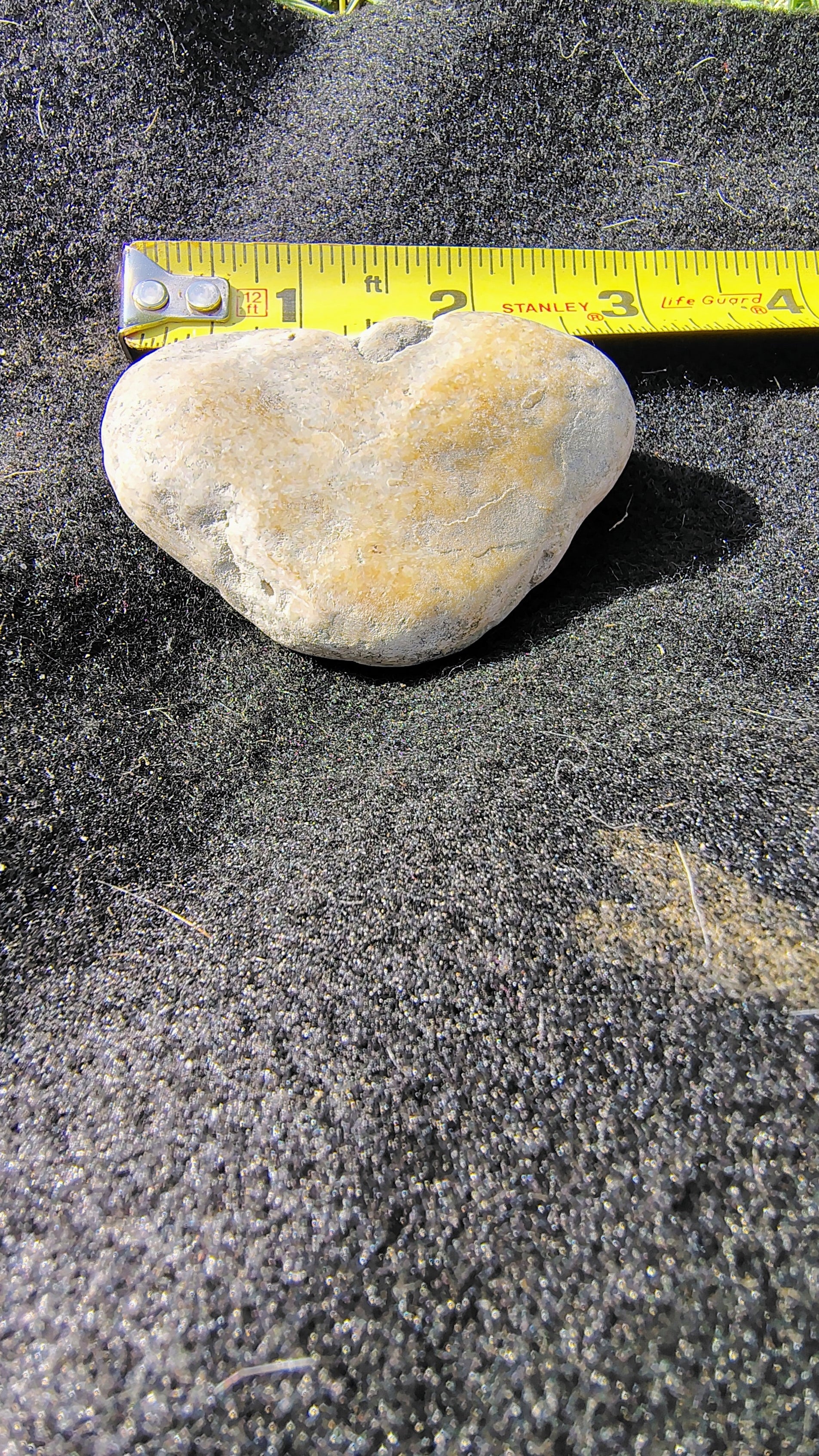 Natural Heart shaped rock, from Texas Hill Country.