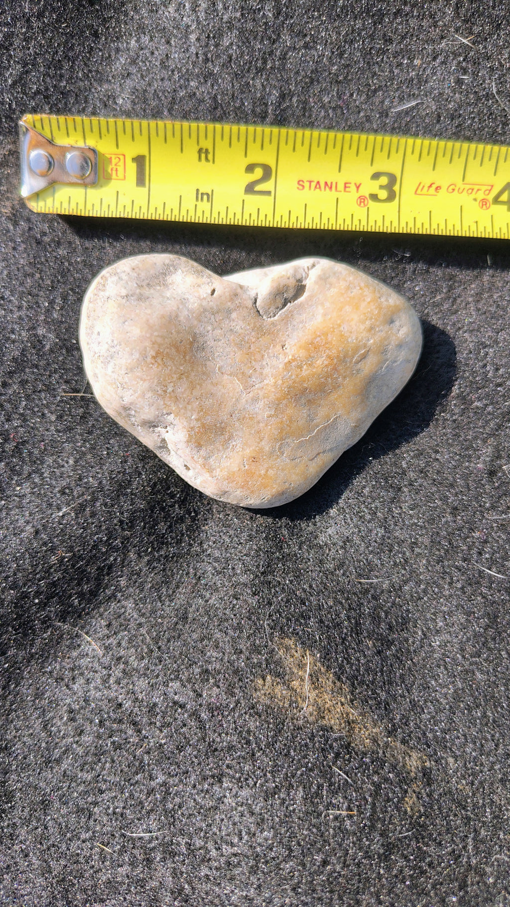 Natural Heart shaped rock, from Texas Hill Country.