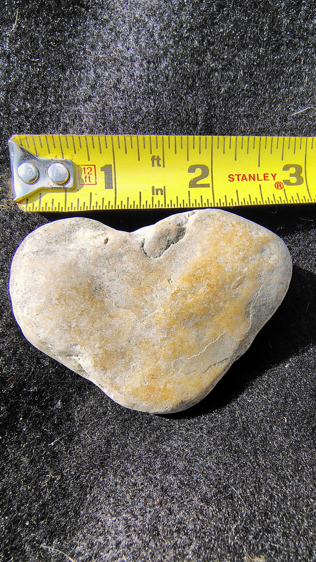 Natural Heart shaped rock, from Texas Hill Country.