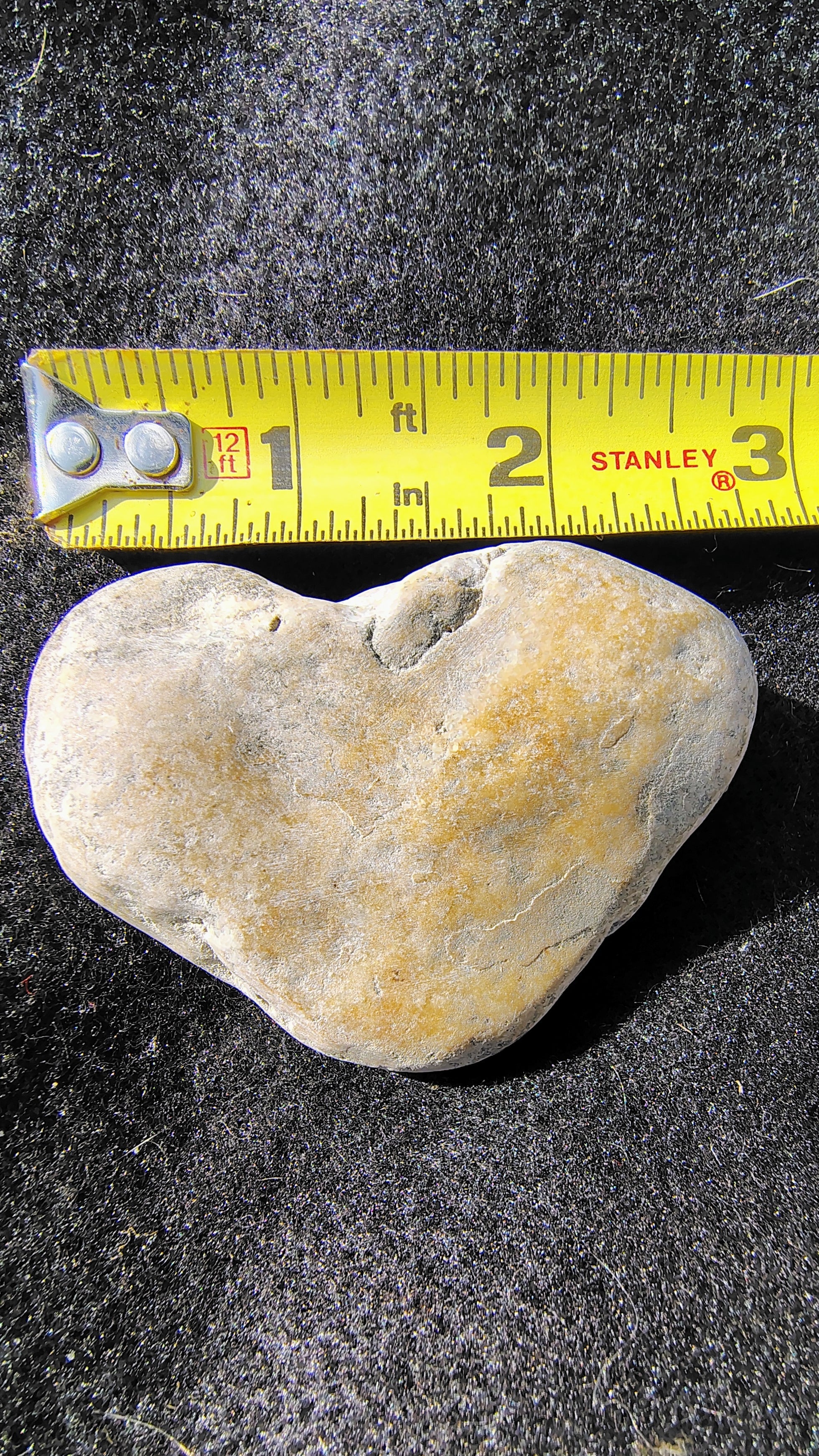 Natural Heart shaped rock, from Texas Hill Country.